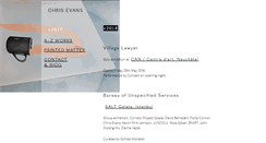 Desktop Screenshot of chrisevans.info